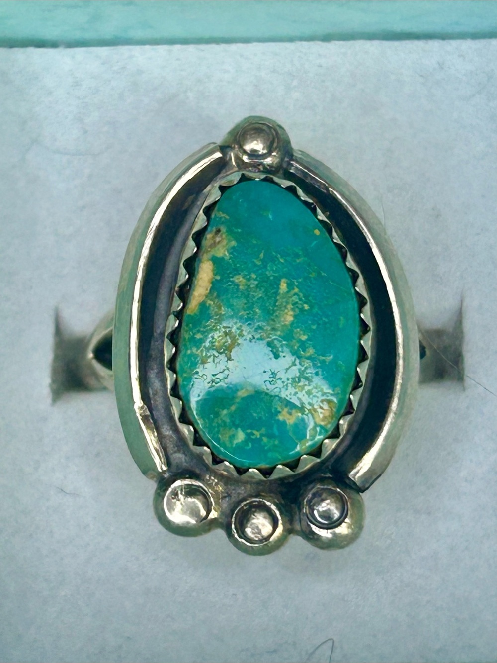 Vintage Southwestern Turquoise Ring (c. 1970–1975)